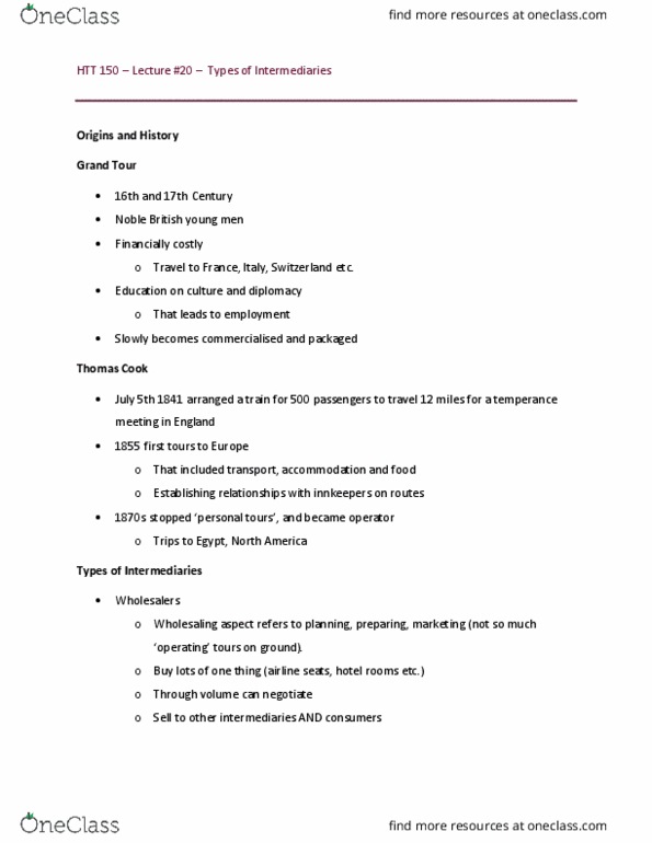 HTT 150 Lecture Notes - Lecture 20: The Priceline Group, Big Data, Knowledge Economy thumbnail