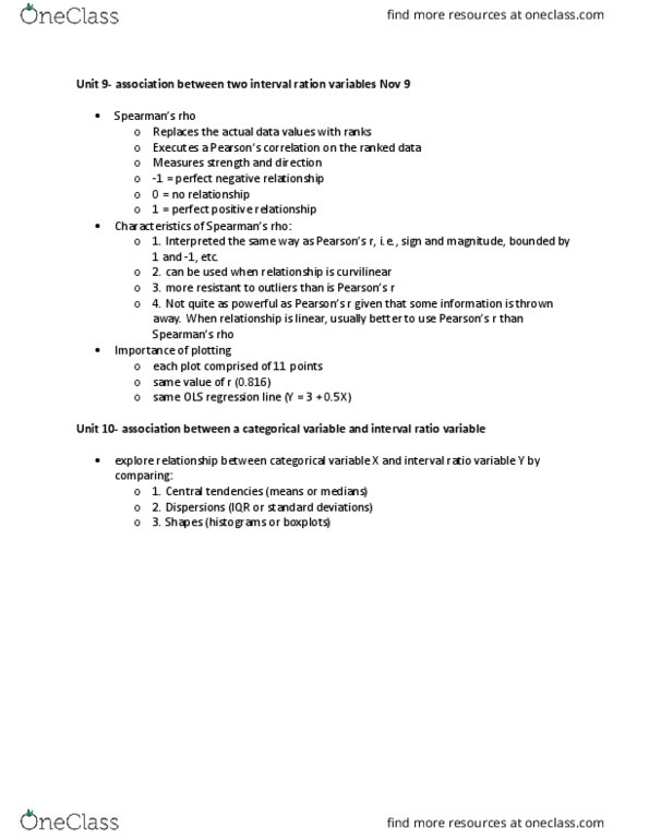 SOCI 328 Lecture Notes - Lecture 13: Interval Ratio thumbnail