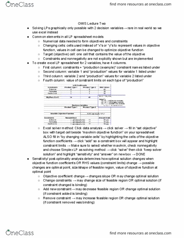 POLS 1000 Lecture Notes - Lecture 9: Feasible Region, Minimax, Shadow Price thumbnail