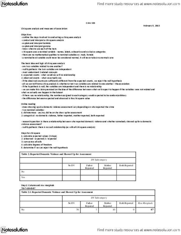 CRIM 320 Lecture 5: Crim 320.Week 5 February 5.docx thumbnail