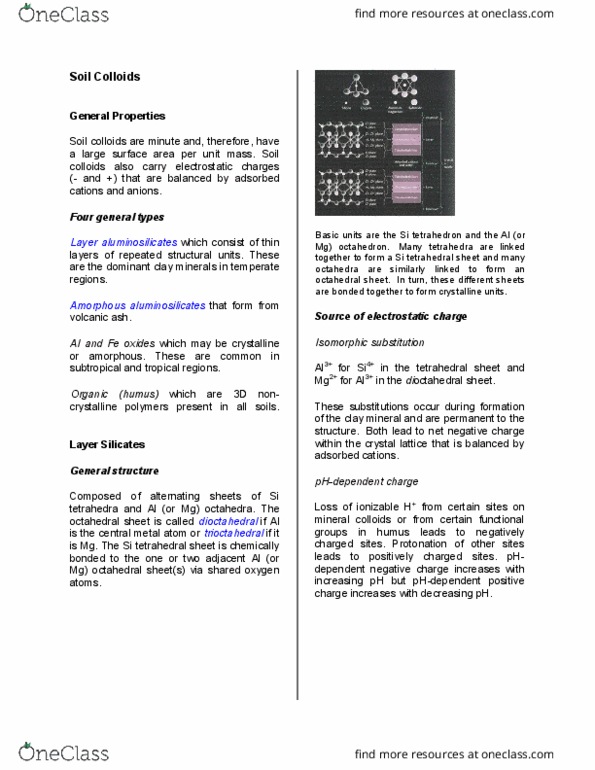 AGRO 2051 Lecture Notes - Lecture 3: Allophane, Dic Entertainment, Cascina Increa thumbnail