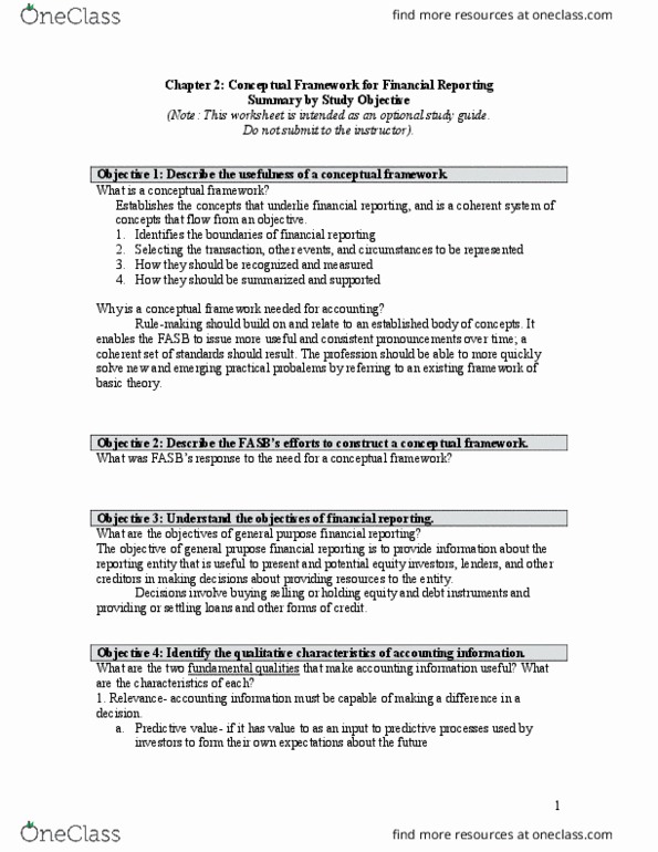 ACCT 3001 Lecture Notes - Lecture 13: Regional Policy Of The European Union, Financial Statement thumbnail