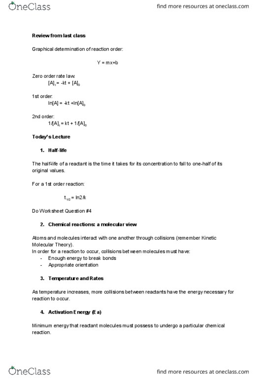 CHEM 154 Lecture Notes - Lecture 24: Reactive Intermediate, Toothpaste, Hydrogen Peroxide thumbnail