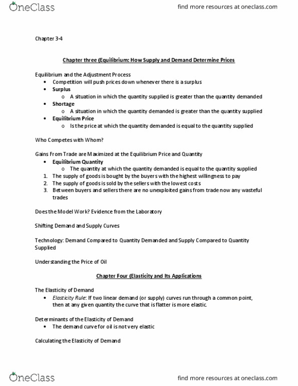 ECON-2000 Lecture Notes - Lecture 3: Demand Curve thumbnail