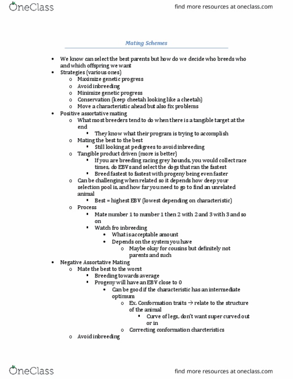 MBG 4020 Lecture Notes - Lecture 7: Chromosome, Ploidy, Heterosis thumbnail