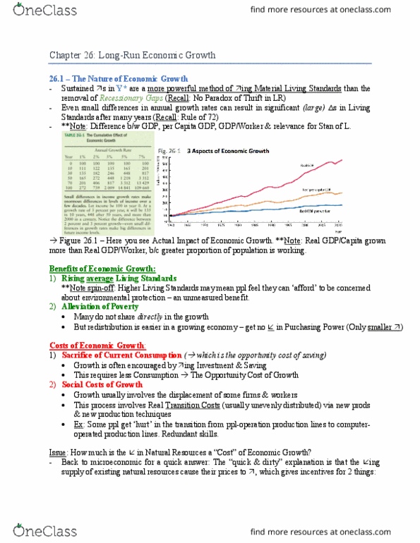 ECON 295 Chapter Notes - Chapter 26: Loanable Funds, Tidal Power, Diminishing Returns thumbnail