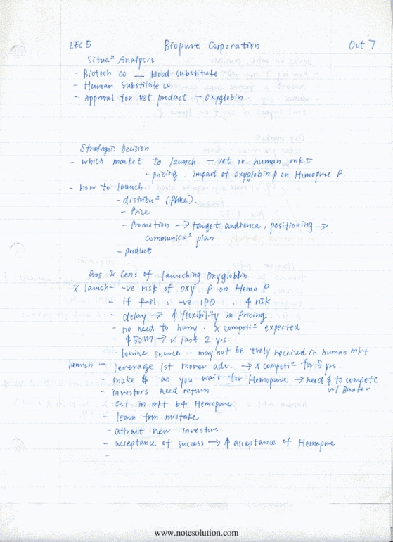 MGT353H5 Lecture Notes - Lecture 5: Blood Substitute, Ricin, Globin thumbnail