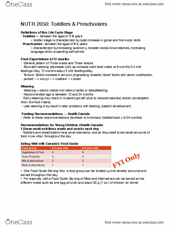 NUTR 2050 Lecture Notes - Lecture 14: Sachet, Dietary Reference Intake, Retinol thumbnail