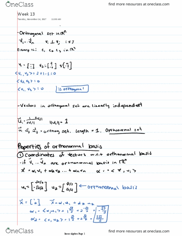 MATH 2660 Lecture Notes - Lecture 13: Linear Algebra thumbnail