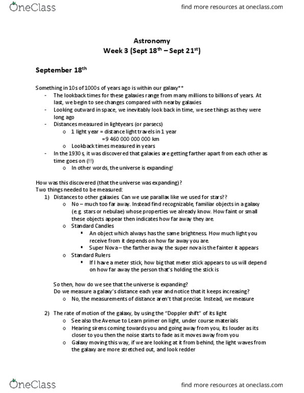 ASTRON 2B03 Lecture Notes - Lecture 3: Eardrum, Spectroscopy, Barcode thumbnail