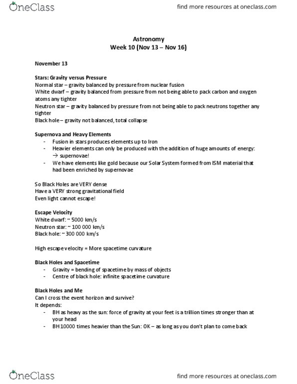 ASTRON 2B03 Lecture Notes - Lecture 10: Bell Labs, Mean Free Path, Big Bang thumbnail