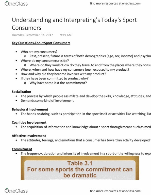 MKT 828 Lecture Notes - Lecture 6: Product Type, Psychographic thumbnail