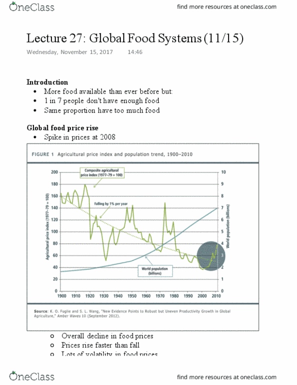 GEOG 216 Lecture 27: GEOG216 L27 Global Food Systems thumbnail