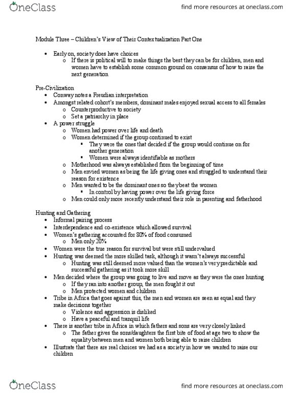 HLTHAGE 1AA3 Lecture Notes - Lecture 3: Victorian Era, Child Ballads, Times New Roman thumbnail