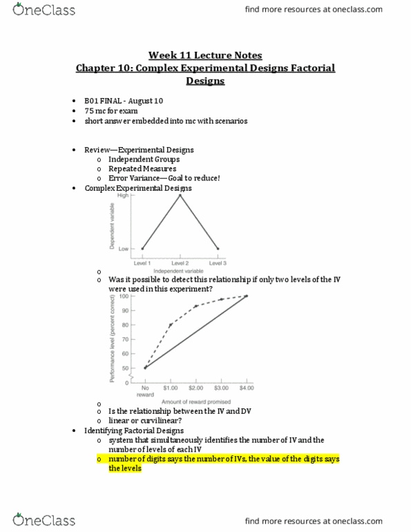 PSYB01H3 Lecture Notes - Lecture 11: Level Of Measurement, Bar Chart, Line Graph thumbnail