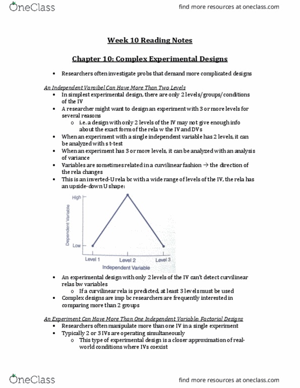 PSYB01H3 Chapter Notes - Chapter 10: Pocket Cube, Experiment, Behavioural Sciences thumbnail