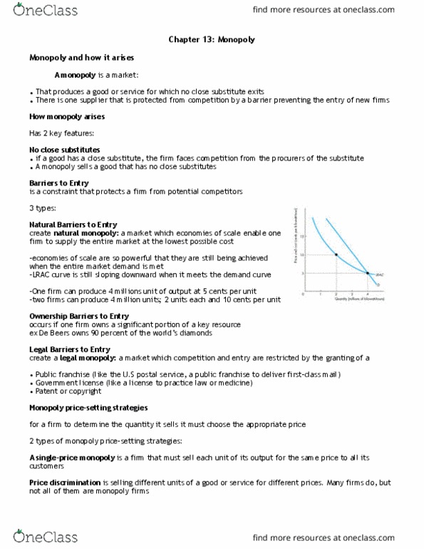 ECON101 Lecture Notes - Lecture 4: Price Ceiling, Economic Equilibrium, Competitive Equilibrium thumbnail