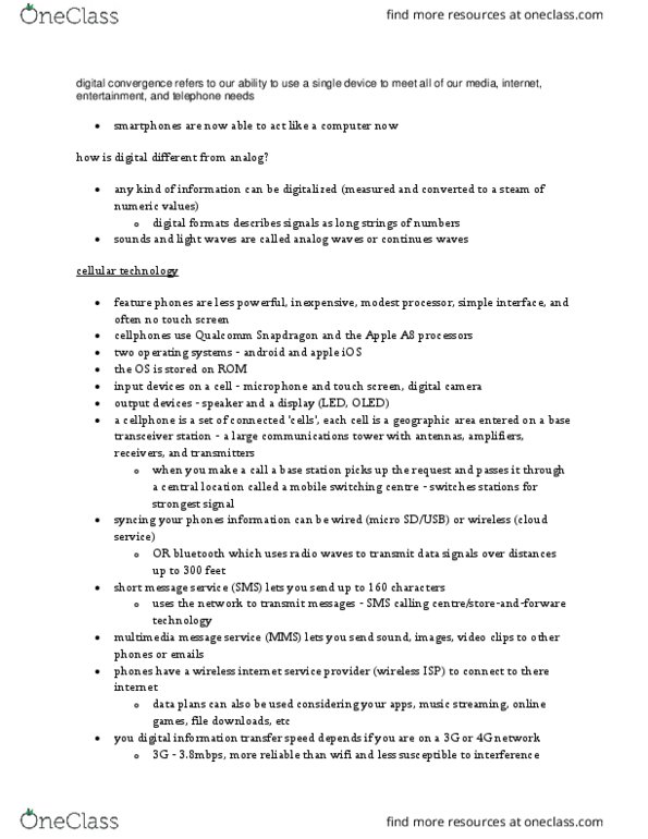 CIS 1200 Lecture Notes - Lecture 8: E-Reader, Digital Rights Management, Flash Memory thumbnail