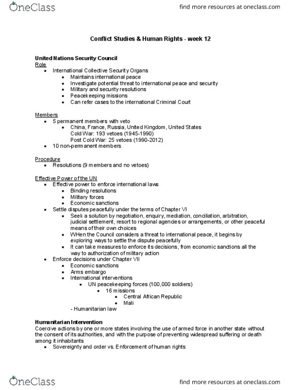 ECH 1100 Lecture Notes - Lecture 12: Hate Speech, Lybia, Darfur thumbnail