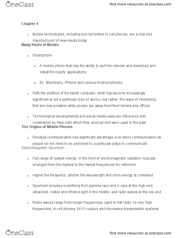 CCT109H5 Chapter Notes - Chapter 4: Computer Network, Microelectronics, Autocomplete thumbnail