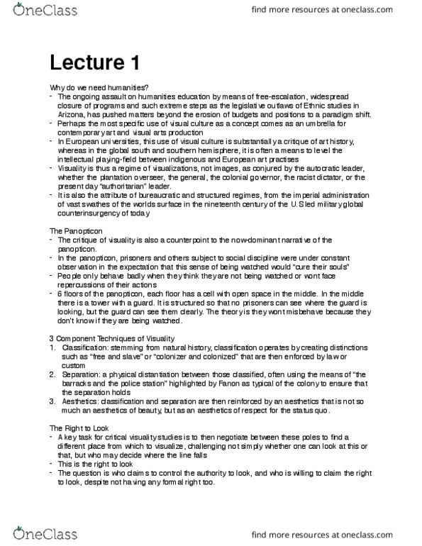 CS351 Lecture Notes - Lecture 1: Queer Theory, Postcolonialism, Critical Legal Studies thumbnail