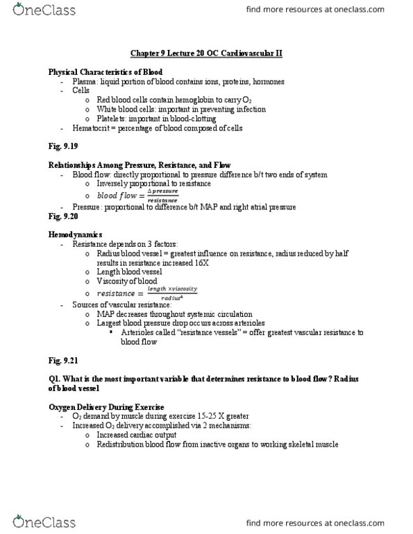 EHS 385 Lecture Notes - Lecture 20: Coronary Circulation, Mechanoreceptor, Medulla Oblongata thumbnail