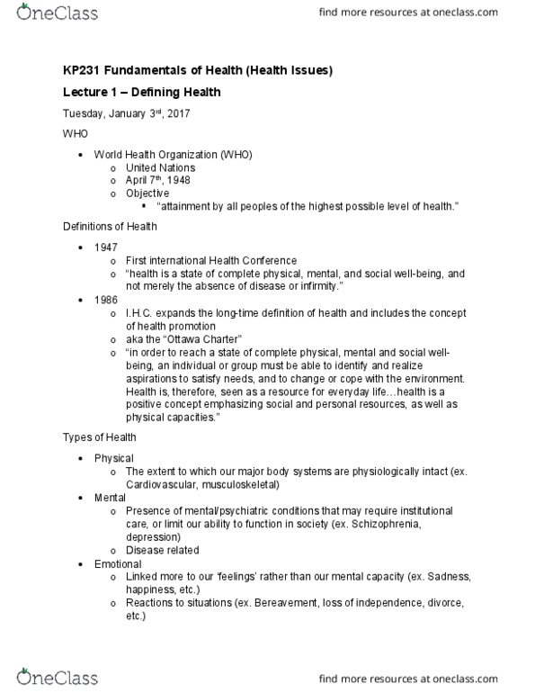 KP231 Lecture Notes - Lecture 1: Hydrogenation, Otitis Media, Harm Reduction thumbnail