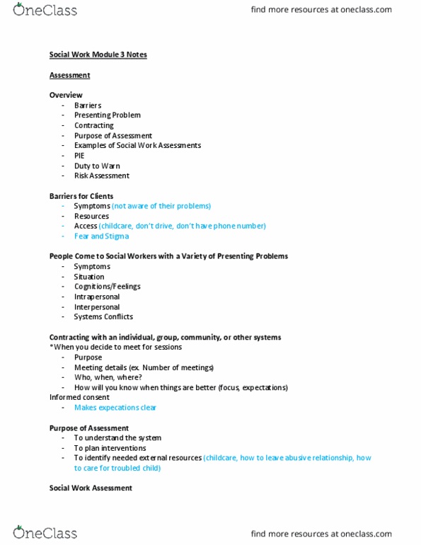 SOWK 201 Lecture Notes - Lecture 3: Haloperidol, Emergency Health Services, Bupropion thumbnail
