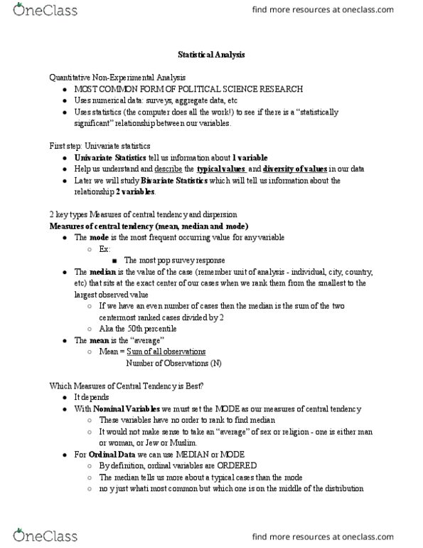PSC 200 Lecture Notes - Lecture 2: Square Root, The Code Book, Skewness thumbnail