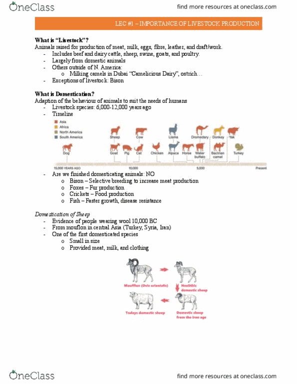 AGR 2350 Lecture Notes - Lecture 1: Thrombin, Taurine, Tuber thumbnail