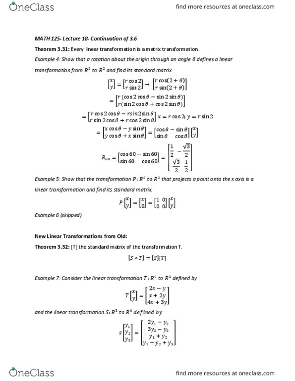 MATH125 Lecture 18: Continuation of 3.6 thumbnail