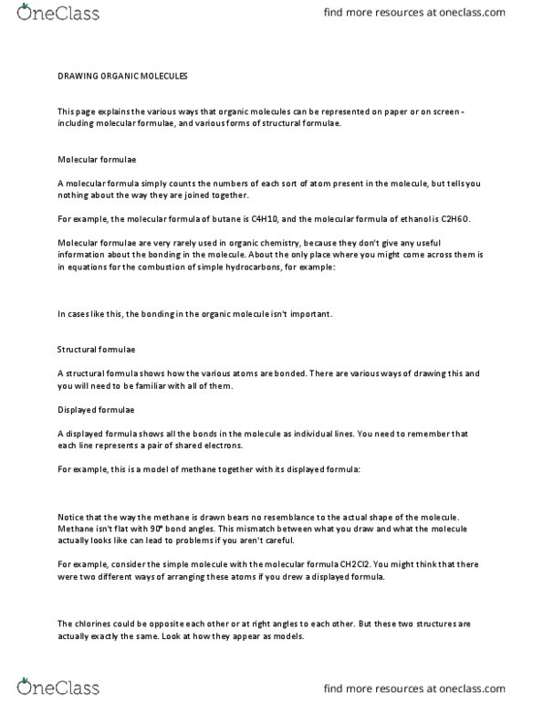 CHM 124 Lecture Notes - Lecture 9: Adobe Acrobat, Cyclohexane, Ethylene thumbnail