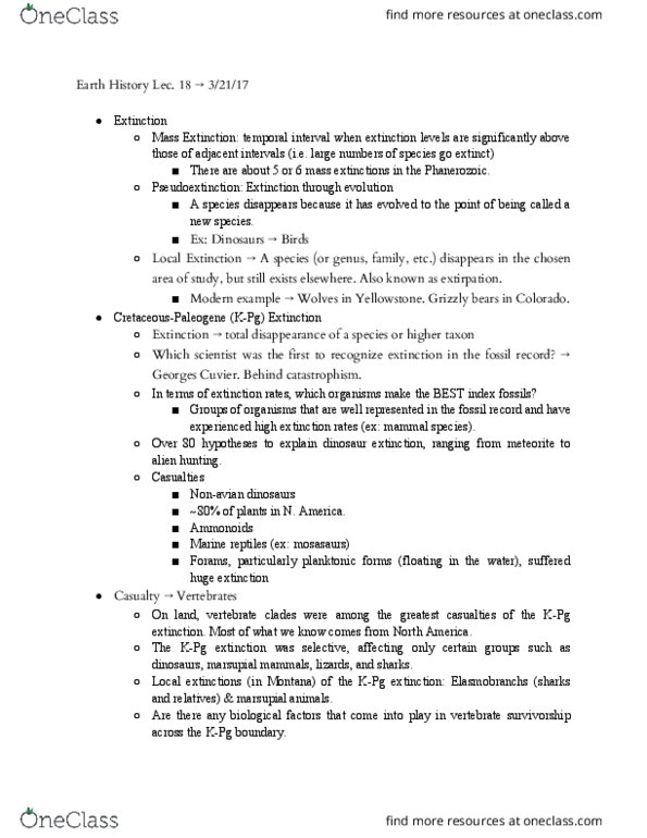 GEOL 1020 Lecture Notes - Lecture 18: Milankovitch Cycles, Impact Crater, Lava Field thumbnail