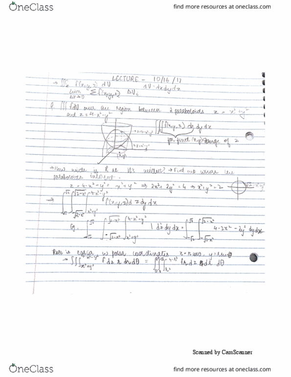MATH 53 Lecture 13: Lecture 13 notes thumbnail