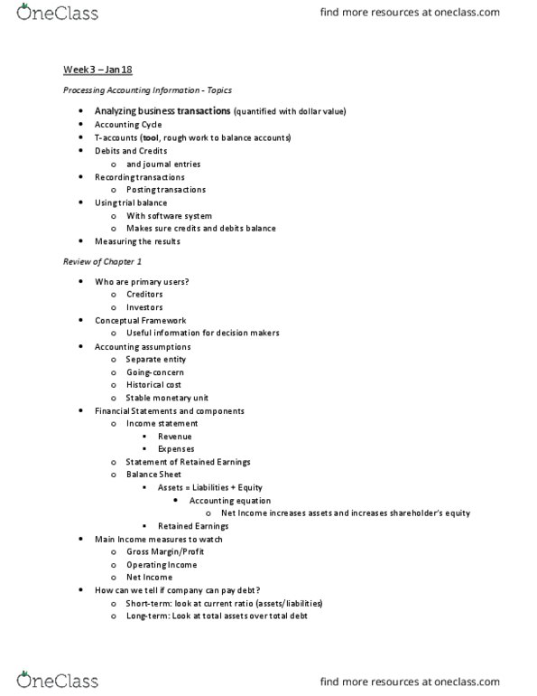 MGT120H5 Lecture Notes - Lecture 3: Accounts Payable, Railways Act 1921, General Ledger thumbnail