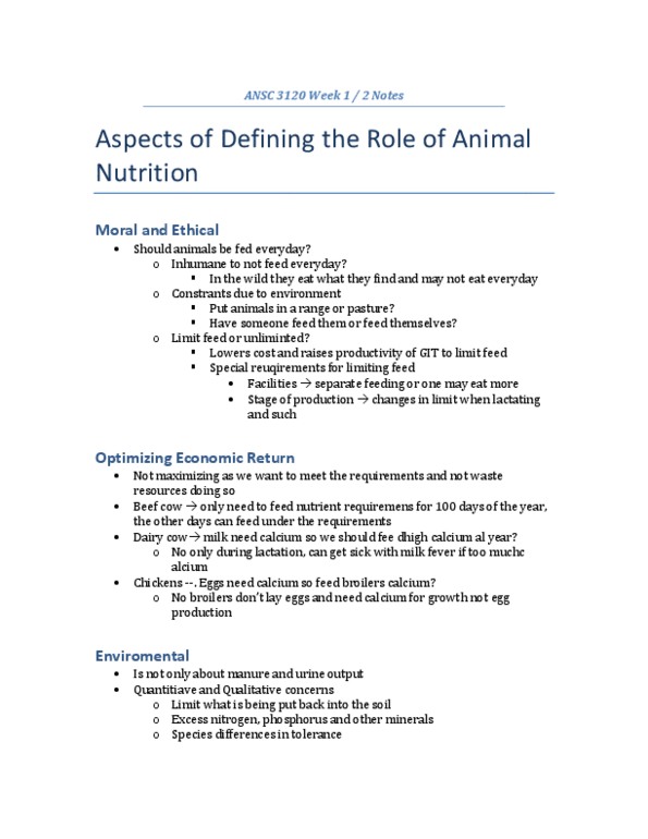 ANSC 3080 Lecture 1: Intro, CHO and Proteins thumbnail