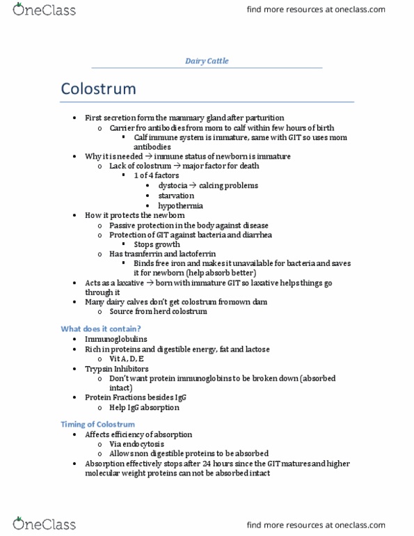 ANSC 3080 Lecture Notes - Lecture 9: Prill, B Vitamins, Negative Energy thumbnail