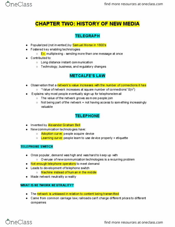 CCT109H5 Chapter Notes - Chapter 2: Flac, Propaganda Model, Noam Chomsky thumbnail