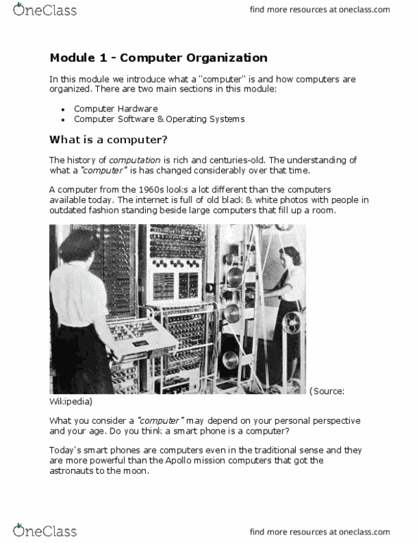 CS100 Lecture Notes - Lecture 1: Action Potential, Floppy Disk, Device Driver thumbnail