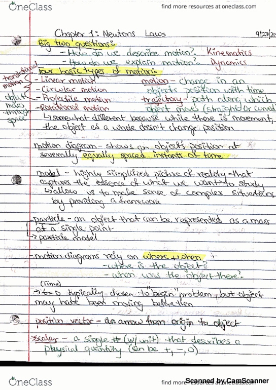 PHYS 040A Chapter 1: Chapter 1 Textbook Notes thumbnail