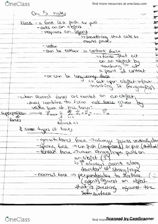 PHYS 040A Chapter 5: Chapter 5 Textbook Notes thumbnail