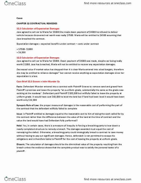 ACC 406 Lecture Notes - Lecture 13: Fiduciary, Page One Records, Undue Influence thumbnail