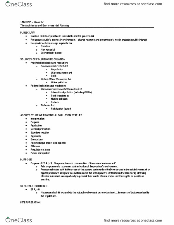 ENVS201 Lecture Notes - Lecture 7: Criminal Record, Dont, High Standard Manufacturing Company thumbnail