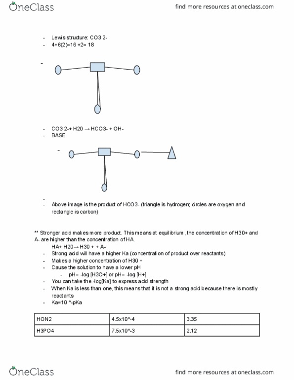 CHEM 411 Lecture Notes - Lecture 3: Ph, Alkaline Earth Metal, Lewis Structure thumbnail