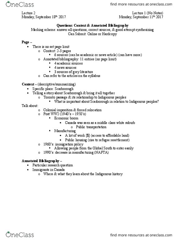 SOCC25H3 Lecture Notes - Lecture 2: North American Free Trade Agreement, Grey Literature thumbnail