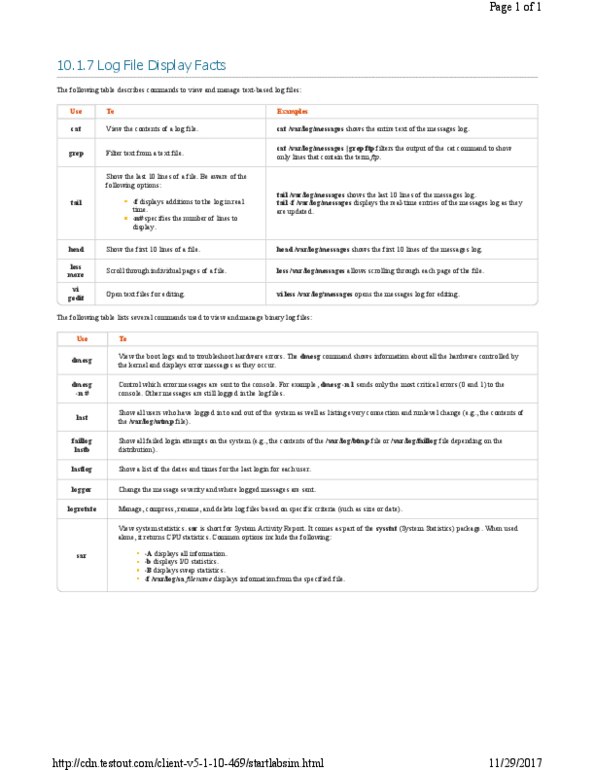 NET 4000 Chapter 10.1.7: 10.1.7 Log File Display Facts thumbnail