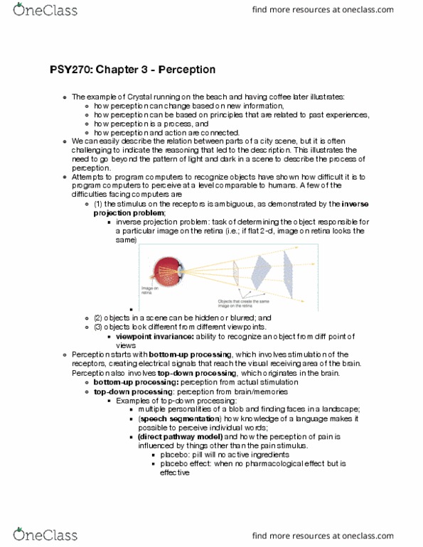 PSY270H1 Chapter Notes - Chapter 3: Parietal Lobe, Likelihood Principle, Temporal Lobe thumbnail