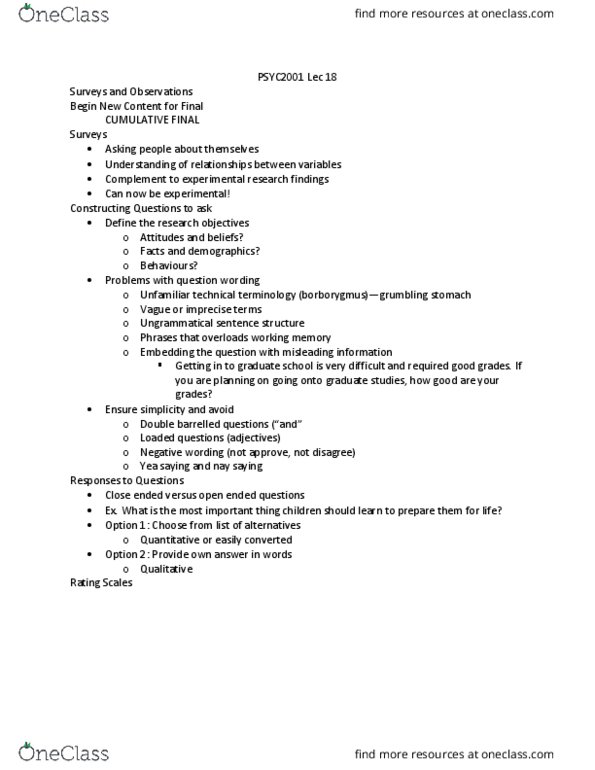 PSYC 2001 Lecture Notes - Lecture 18: Stomach Rumble thumbnail