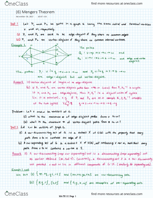 MATH322 Chapter 6: Math 322 Chapter 6 Notes thumbnail