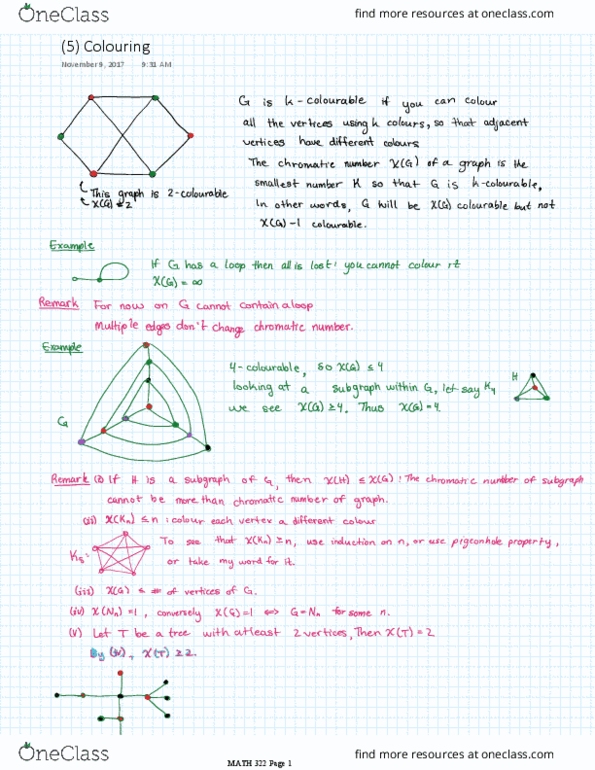 MATH322 Chapter 5: Math 322 Chapter 5 Notes thumbnail